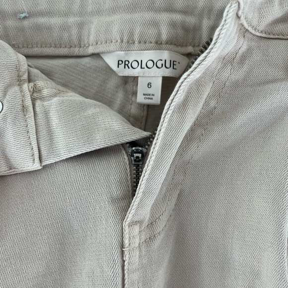 PROLOGUE Balloon Tapered Cream Pants Size 6 - Picture 2 of 4